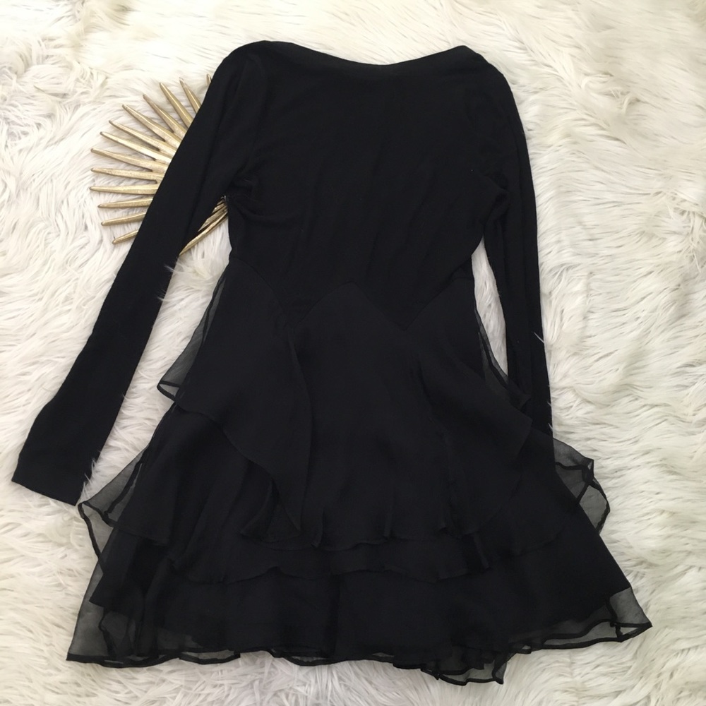 🖤SOLD🖤Twelve By Twelve Silk Ruffles Cardigan - Picture 8 of 8